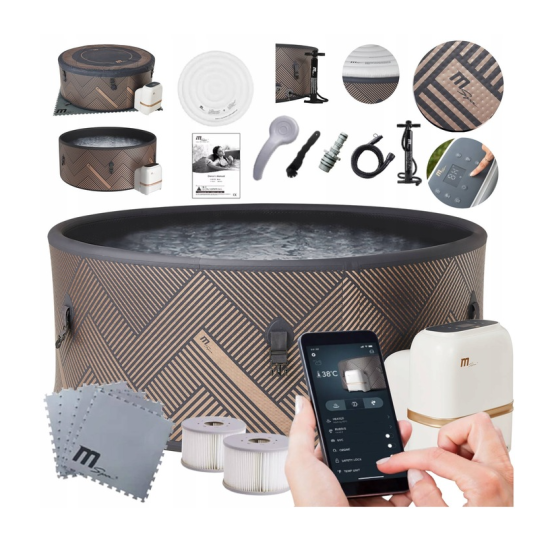 Basen z hydromasażem MSpa Mono Max F-MO082WE 8 osób