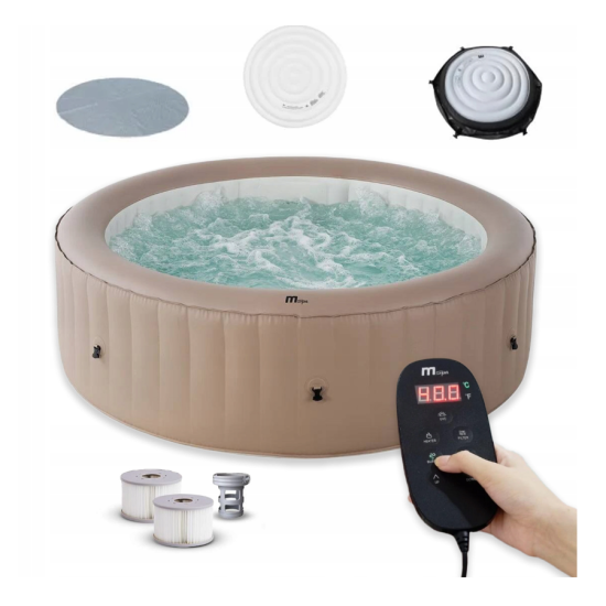 Basen z hydromasażem dmuchane Bristol Max MSpa 8 osób SPA Bąbelki