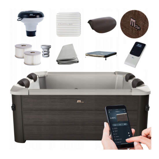 Basen Spa z hydromasażem panelowy MSpa Tribeca